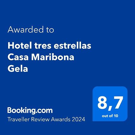 Hotel Tres Estrellas Casa Maribona Gela El Puente  Extérieur photo