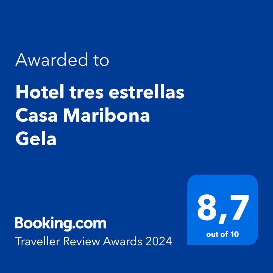 Hotel Tres Estrellas Casa Maribona Gela El Puente  Extérieur photo